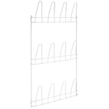 Metaltex tomado wall shoe rack penny 41 x 77 cm white