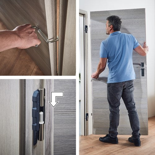 Wolfcraft monteringssett | dørblad | 3-delt | 1 sett - 3674000