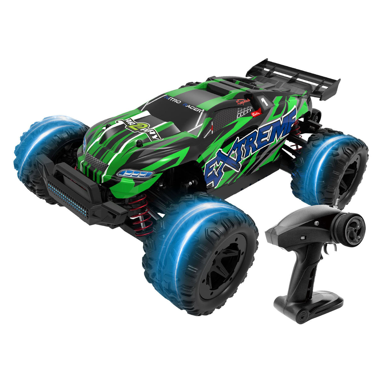 Gear2play rc nitro racer superfast bestuurbare auto - 1:18