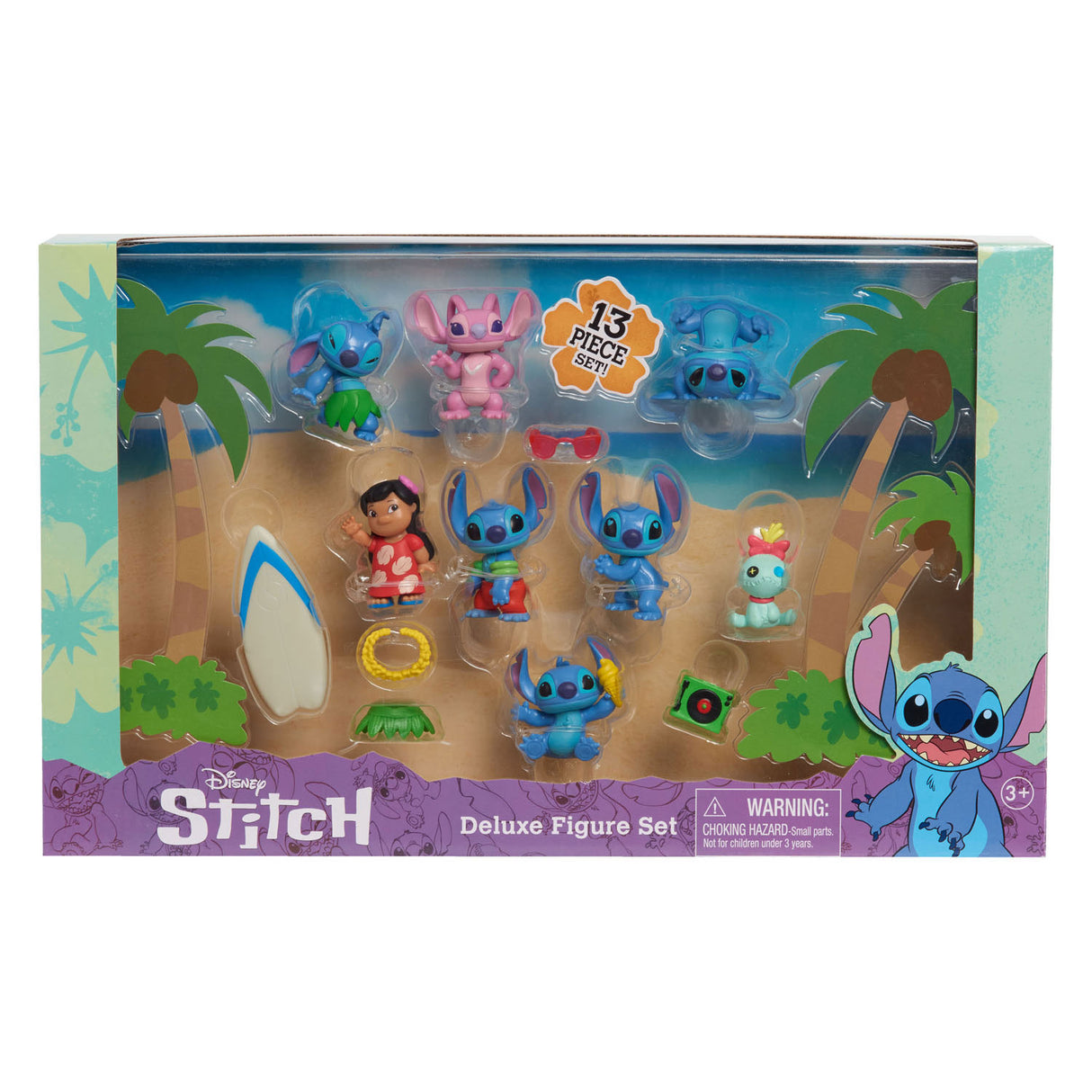 Spektron Stitch Deluxe Figuren spillen, 13dlg.