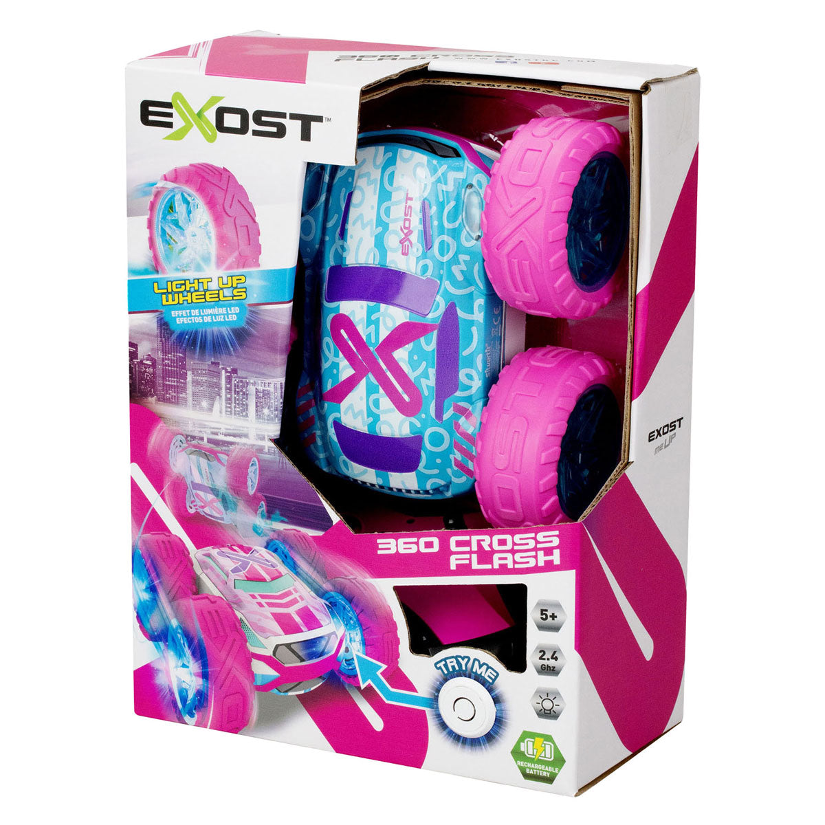 Spectron exost rc 360 cross flash amazon pink controlled car