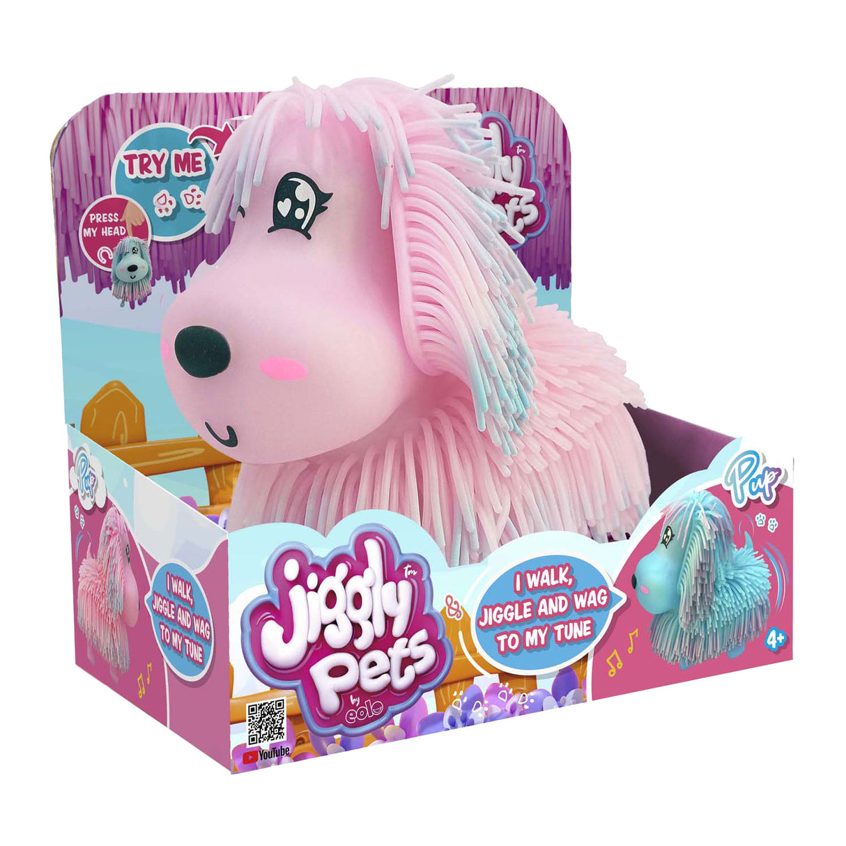 Spectron Jiggly Pets Electronic Puppy Pink