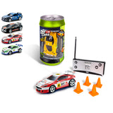 Mini pretekárske auto Spectron v plechovke