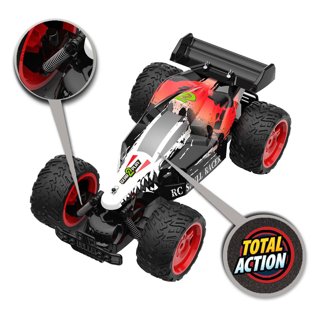 Spectron rc skull racer bestuurbare auto