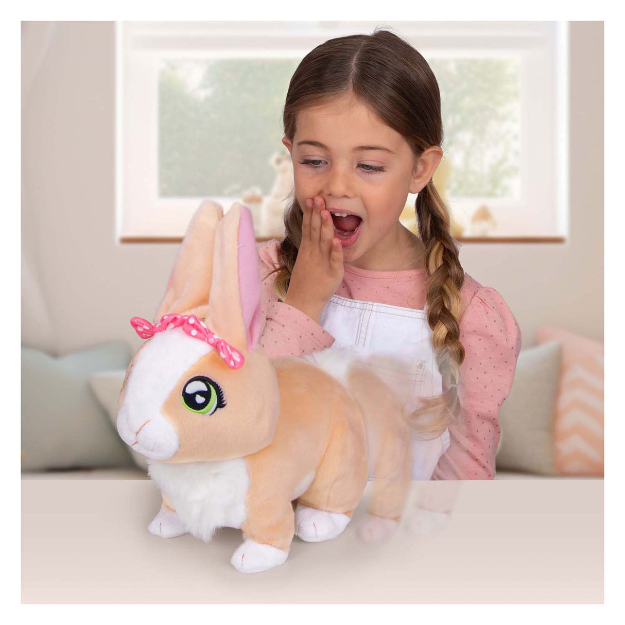 Spectron club petz betsy browny rabbit interactive plush toy