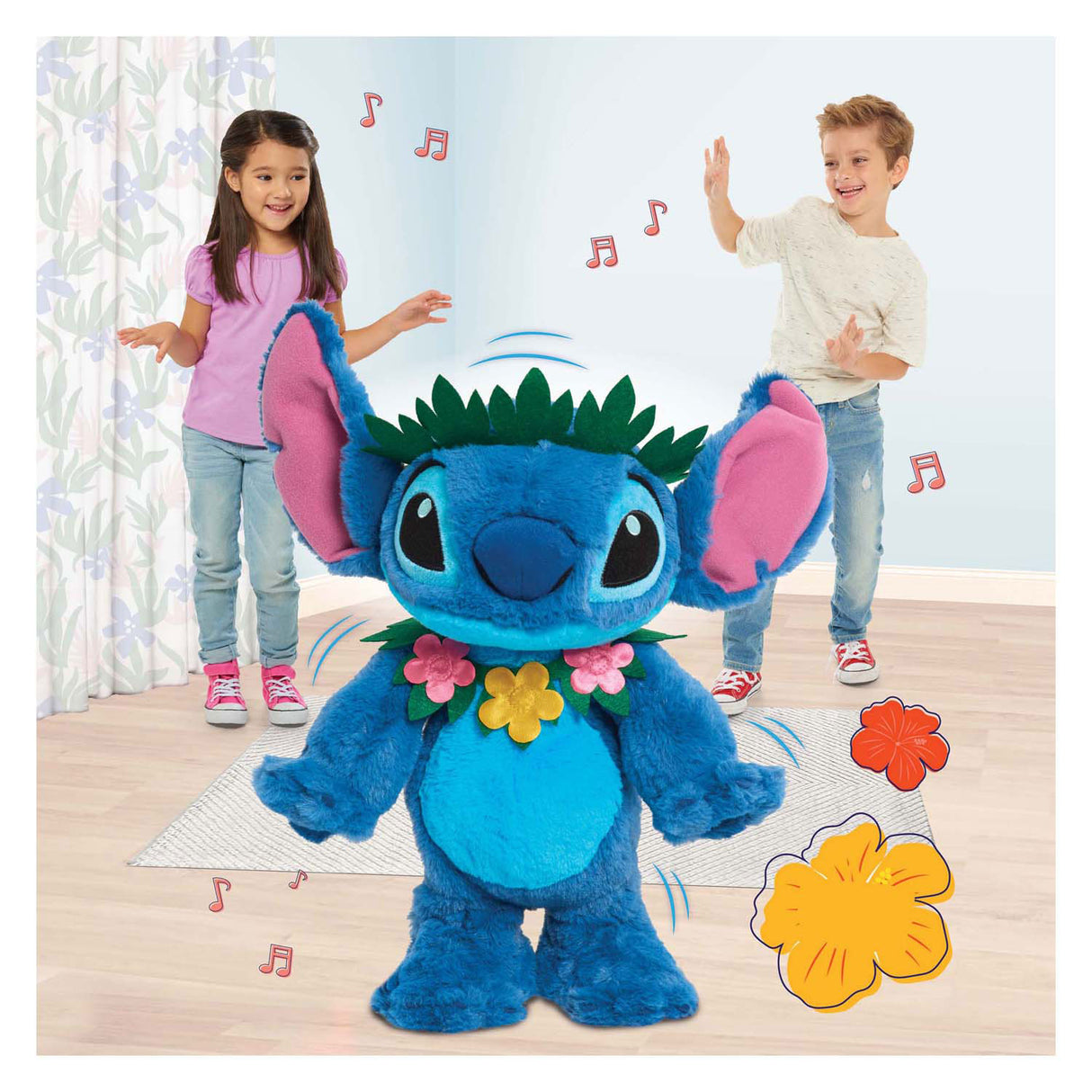 Spectron dance and sing plush toy - stitch