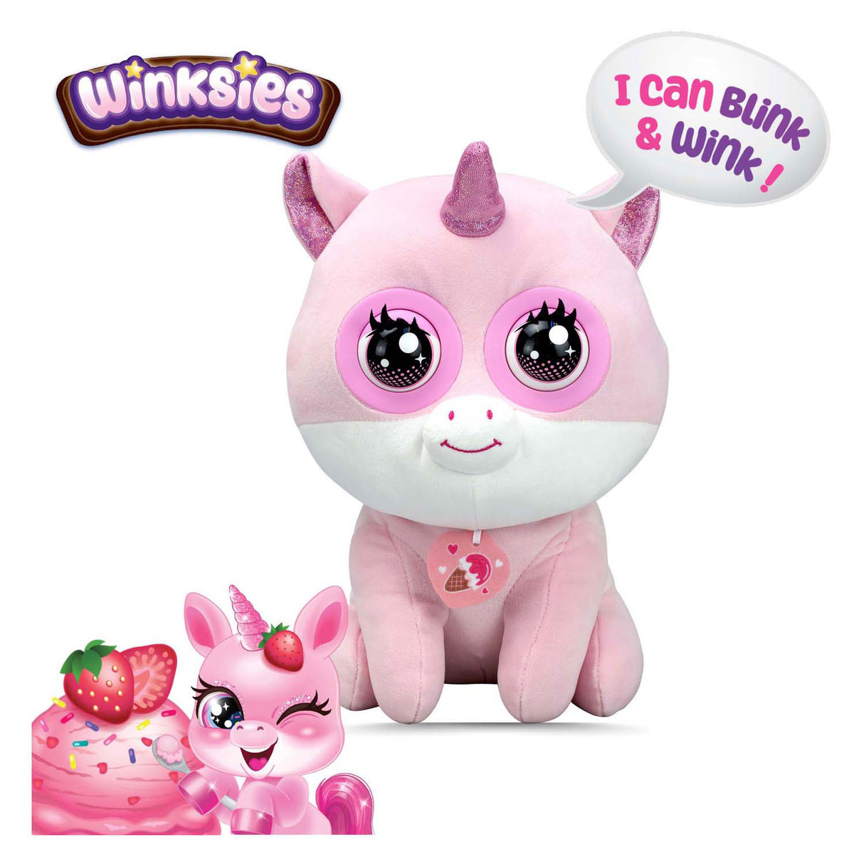 Silverlit winksies strawberry unicorn