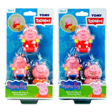 Tomy peppa pig figures water squirters, 3 pcs.
