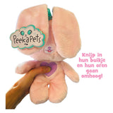 Spectron Peekapets Bunny Pluchen Hug - bílá