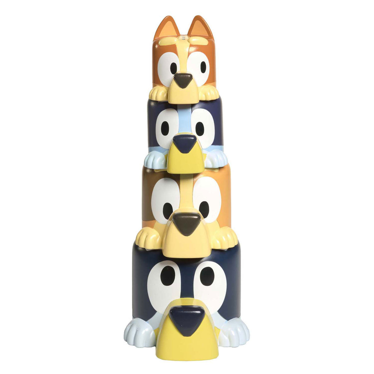 Tomy bluey family bath cups, 4 pcs.