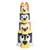 Tomy bluey family bath cups, 4 pcs.