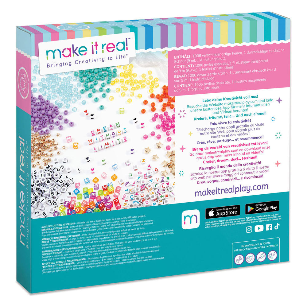 Make it real - make your own beaded bracelets, 1008 pcs.