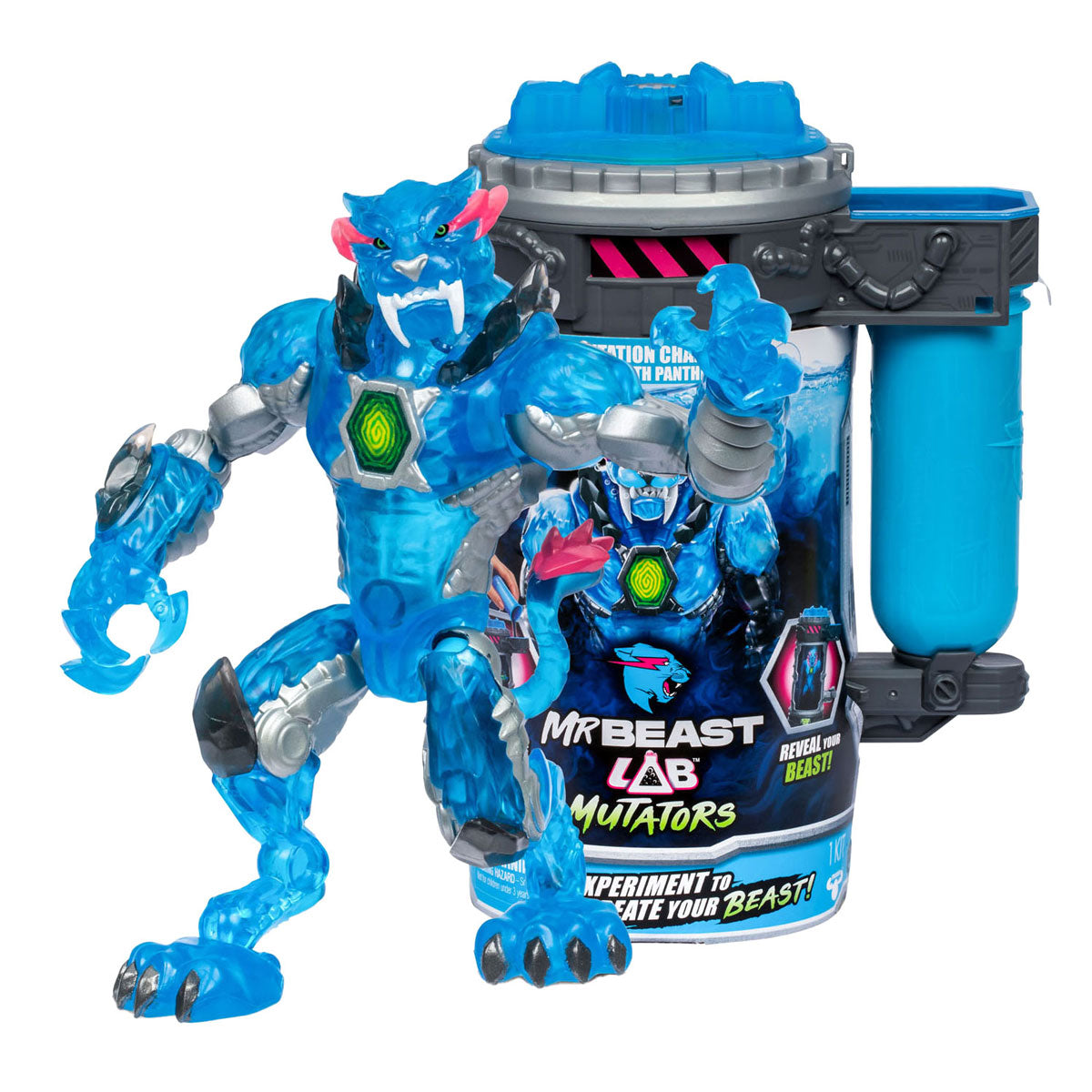 Mrbeast Lab Mutator Stealth Panther Action Figur