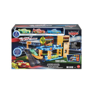 Disney Autos Garage Glühwidder mat 3 Autoen