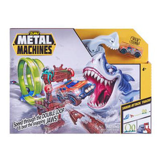 Zuru Metal Machines Shark Attack Race Course with Datcast Auto