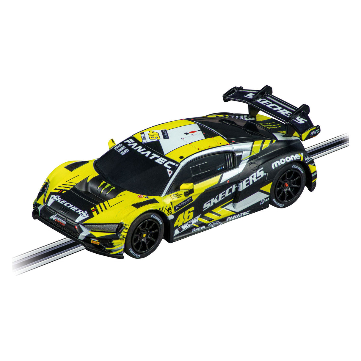 Carrera Go !!! Racing car - Audi R8 Valentino Rossi
