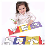 Banana panda coloring book ready to draw the forest