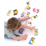 Banana panda - on-the-go puzzel halve gezichten - 16st.
