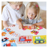Banana panda - on-the-go puzzel voertuigen - 16st.