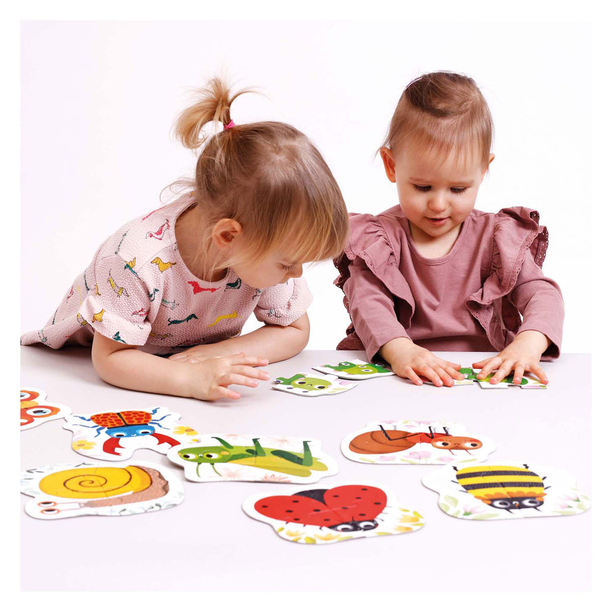 Banana panda - oplopende puzzels kleine diertjes - 33st.
