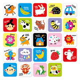 Banana panda - high-contrast baby cards 6m+ 9m+ - 24 pcs.