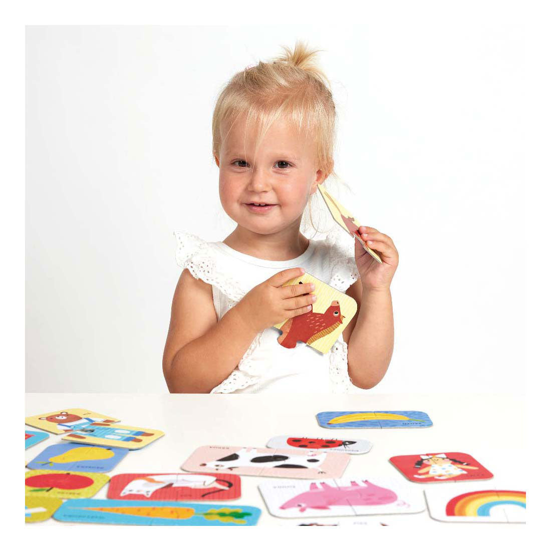 Banana panda - puzzelparen eerste woorden - 18dlg.