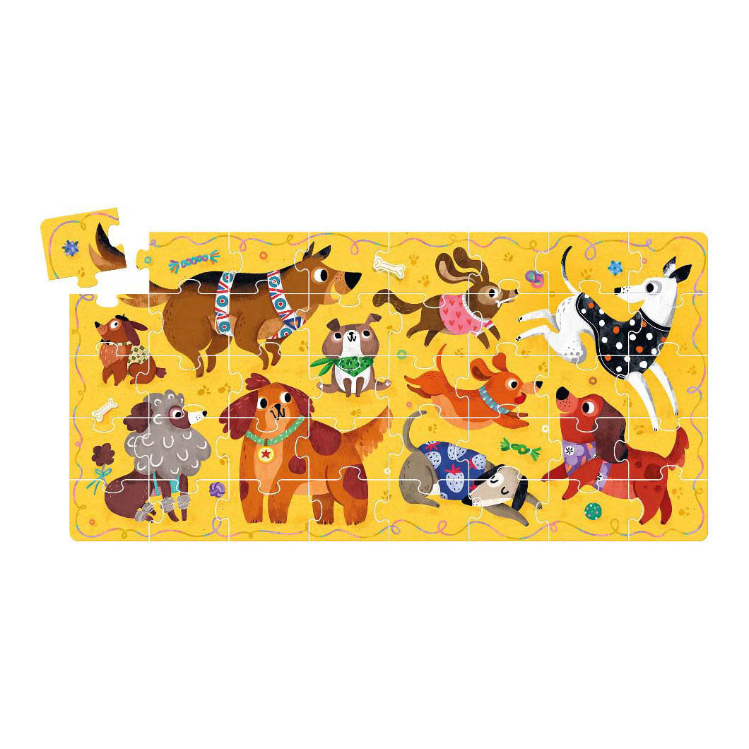 Banana panda - ik hou van honden puzzel - 60st.