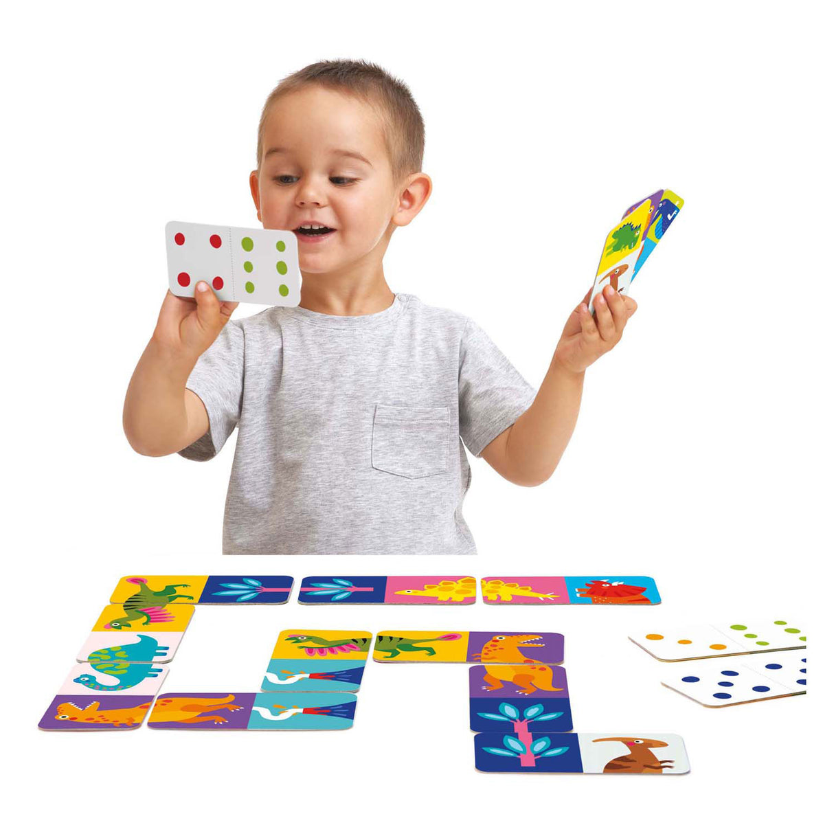 Banana panda - laten we dino domino spelen