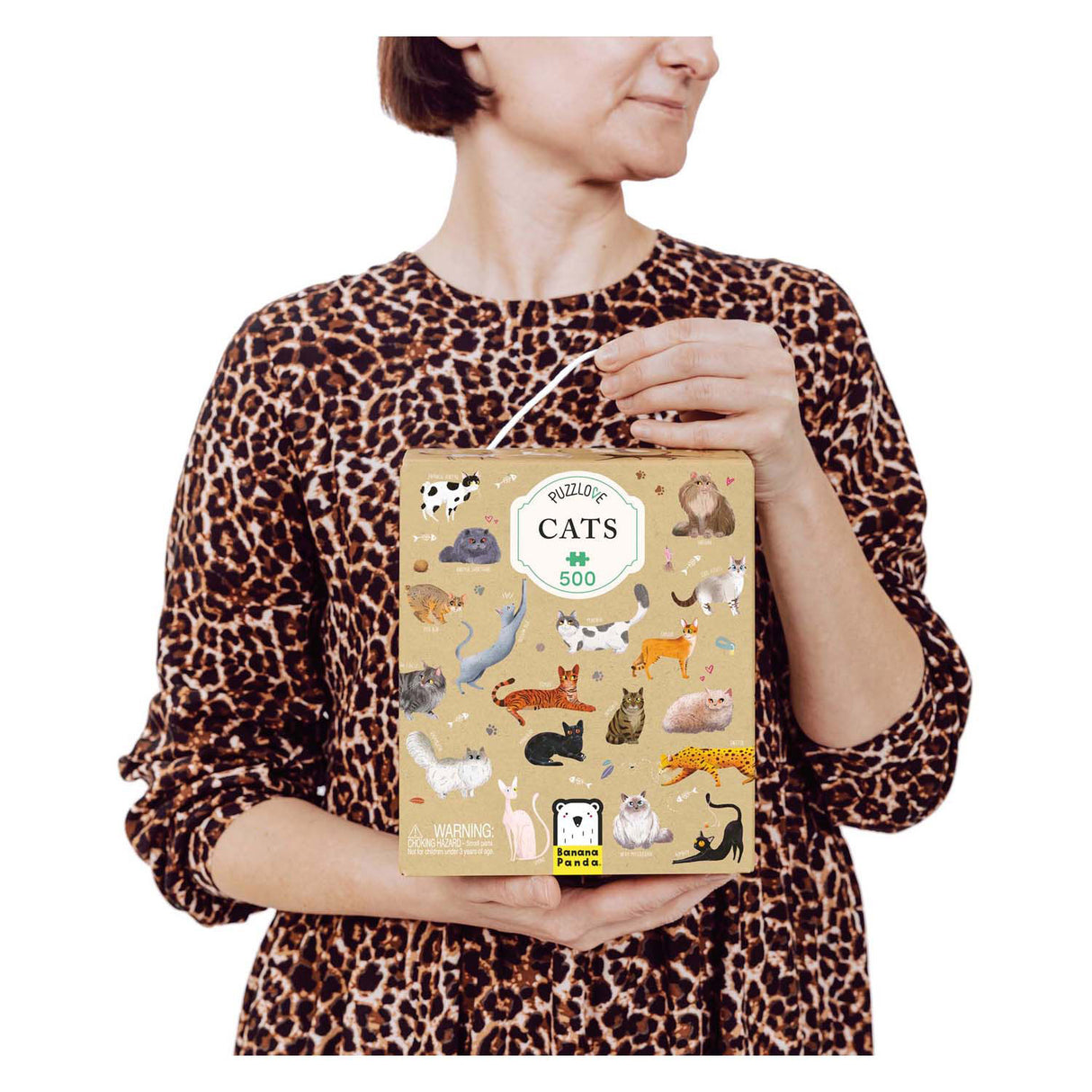 Banana panda - puzzlove katten - 500st.