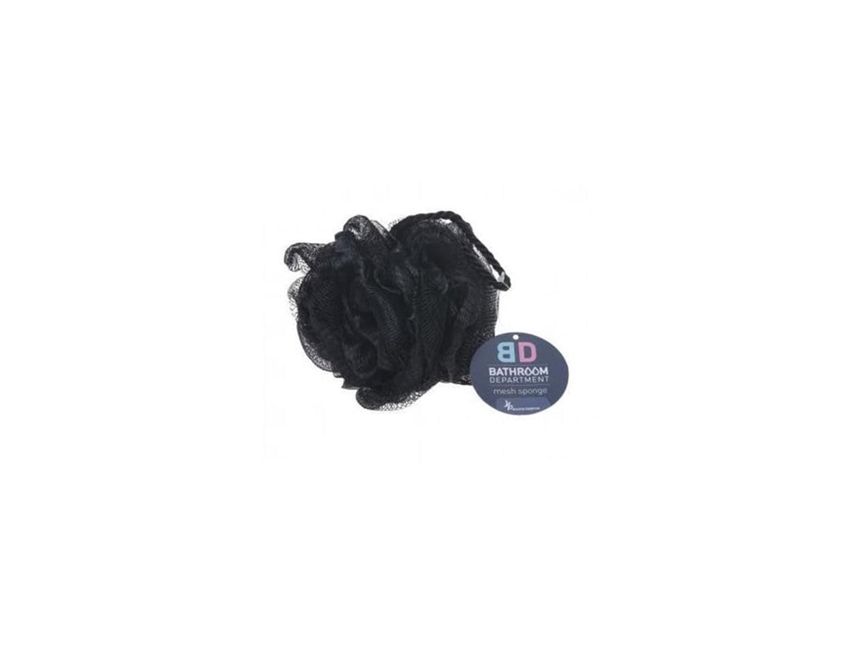 Fonte balance malha de esponja de banho com cordão preto
