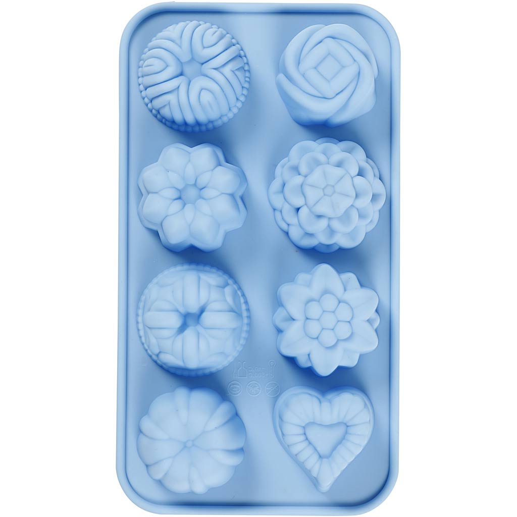 Creativ Company Silicone Pourmal Cakes Blue