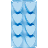 Creativ company silicone molds, hearts, h: 3.5 cm, l: 7 cm, w: 6 cm, 100 ml, 1 piece