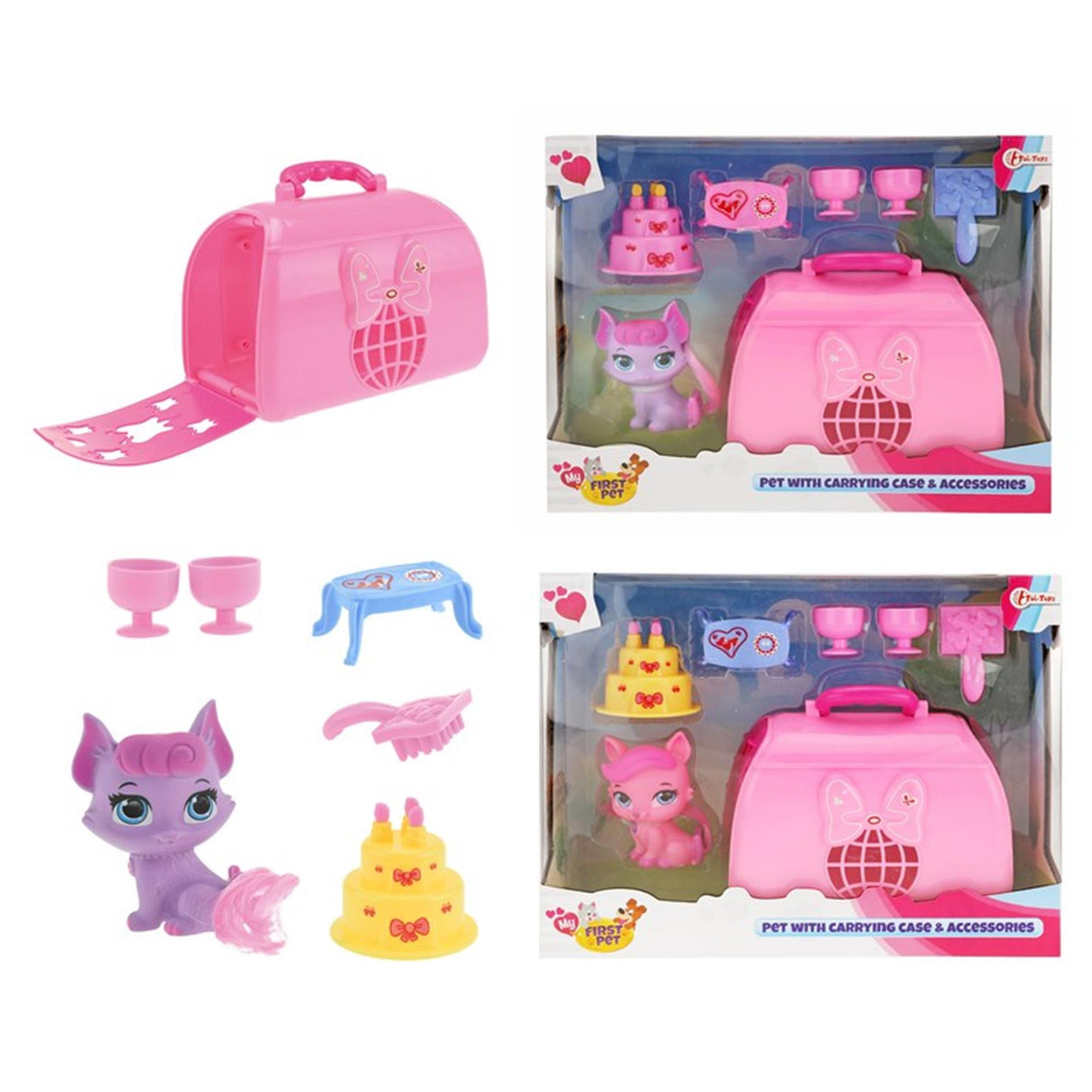 Toi-toys toi toys katten speelset met draagkofer
