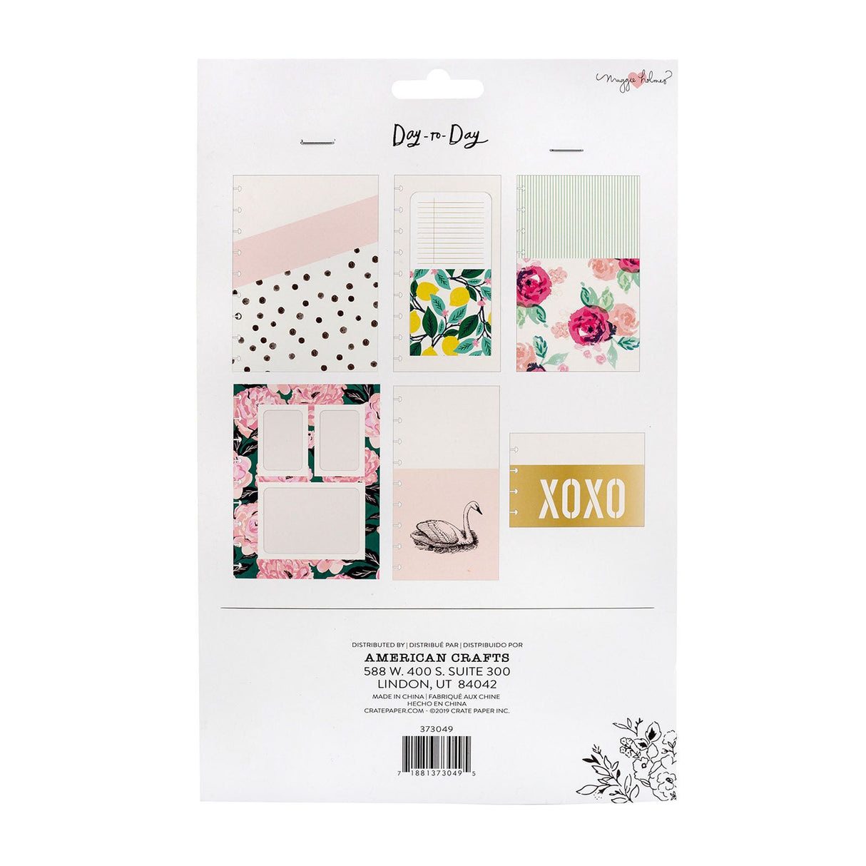 Crate paper • day-to-day disc planner pocket folders gold foil