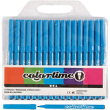 Light blue markers, 18st.