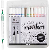 Creativ Company Skice Markers Barva, 12st.