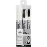 Creativ Company Chalkstifts White, 3e.