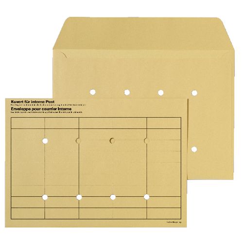Interne postenveloppen elco c4 229 x 324 mm 120gsm bruin