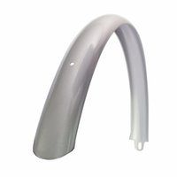 Rear fender 28 transport Urban long wide silver