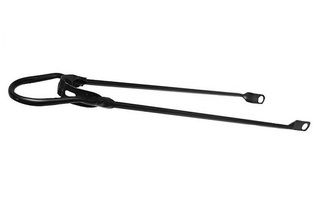 Satplate rod 24 each matt black with bumper