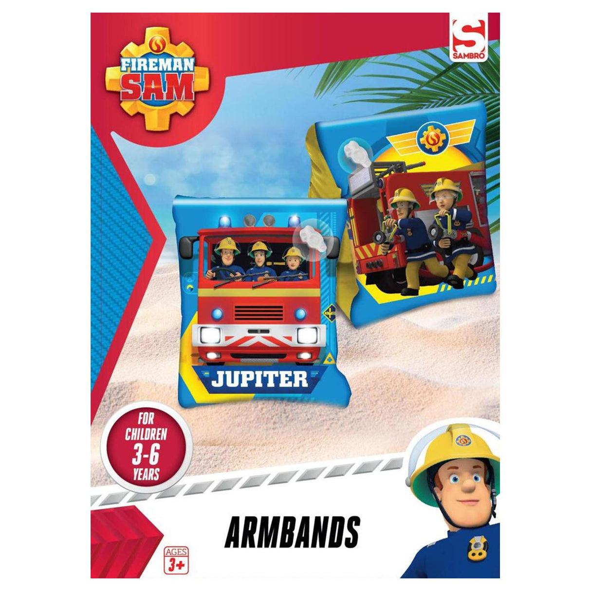 Sambro Swimming Bands Fireman Sam, 3-6 years old