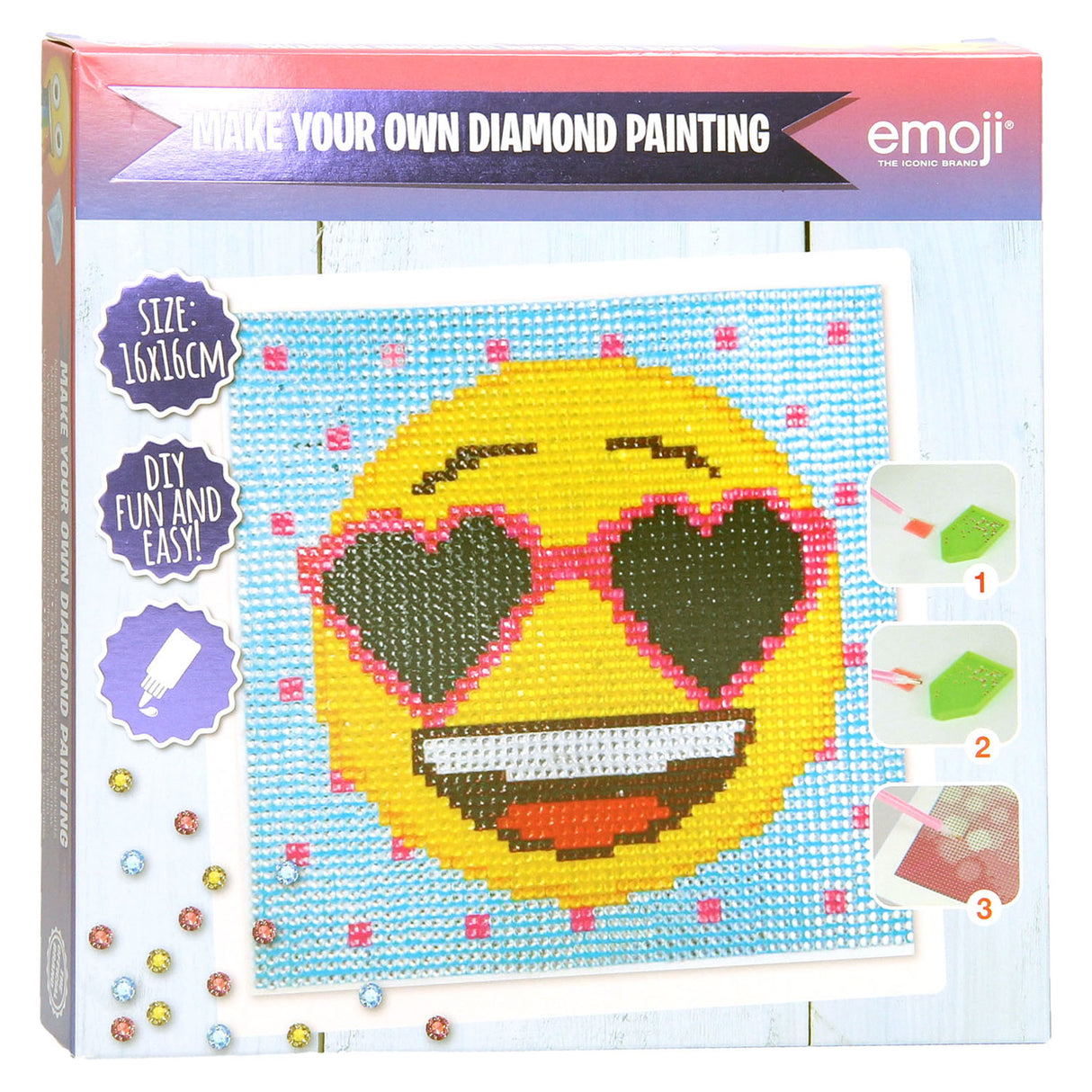 Sambro emoji diamant slika - očala