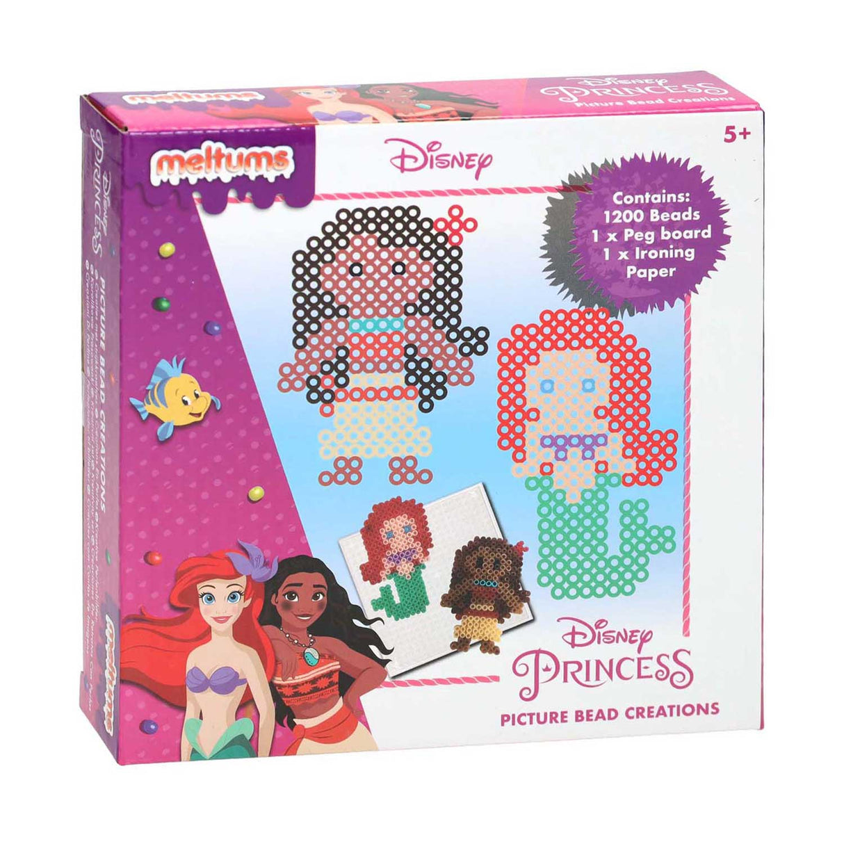 Disney Princess Meltums Bügeln mit Perlenset, 1200dlg,