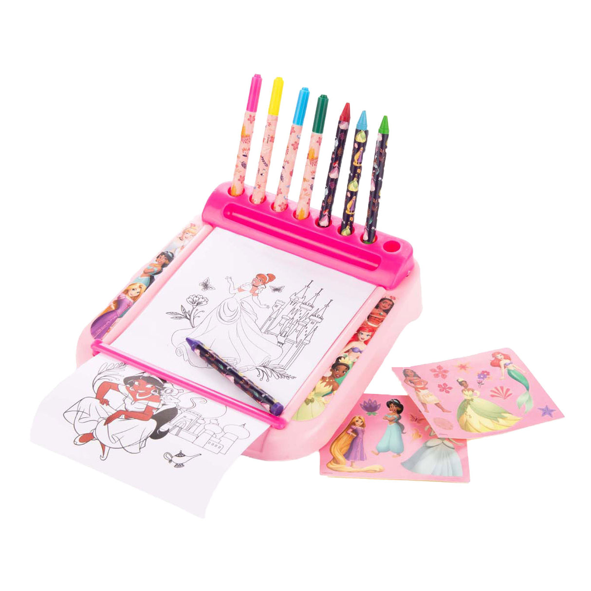 Sambro Disney Princess drawing board with roll color set, 12 pcs.