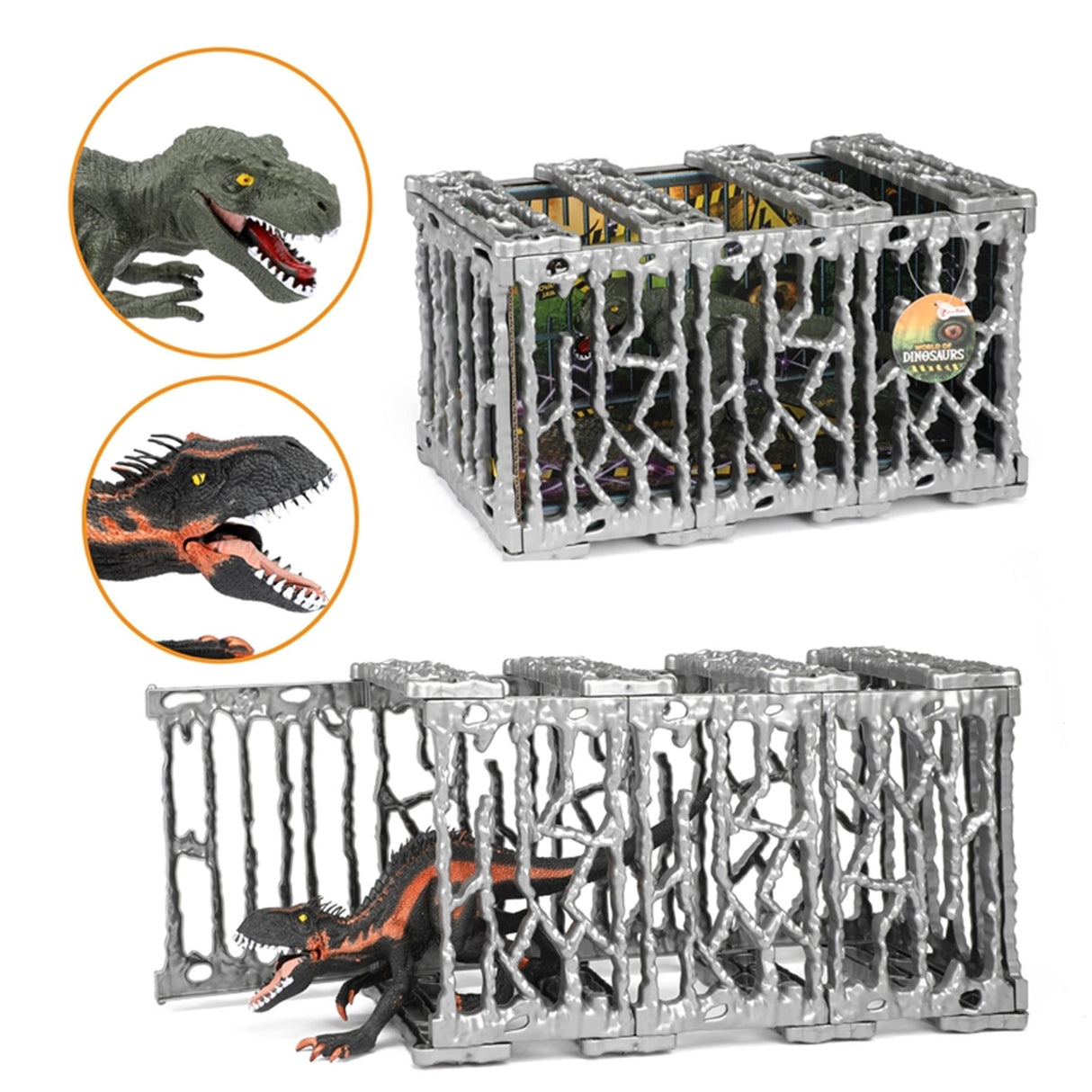 Toi-toys toi toys dinosaurus in kooi