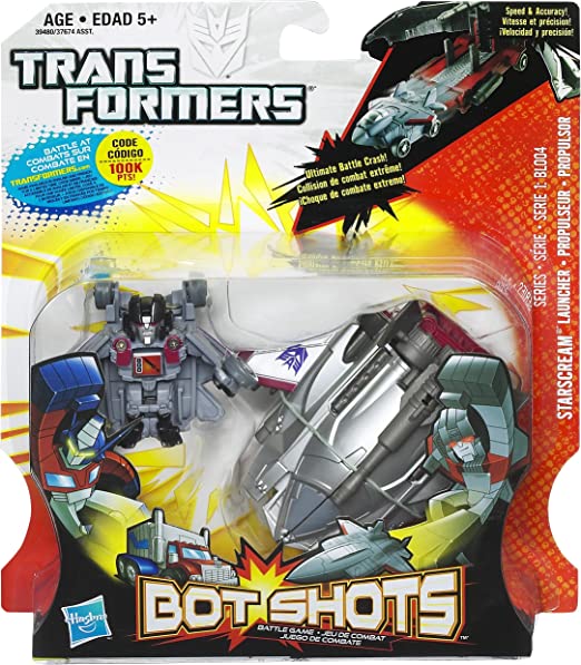 Hasbro Transformer Bot Shots Starscream instalacja uruchamiania