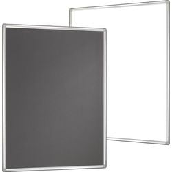 Multiboard Franken Pro whiteboard, grey-white bulletin board
