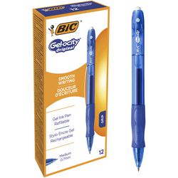 Ty gelinis rollerball pen bic veloci mėlynas 12 vnt