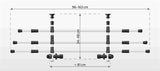 Trixie dog rack car silver black