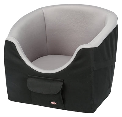 Trixie cesta de perro asiento asiento negro gris